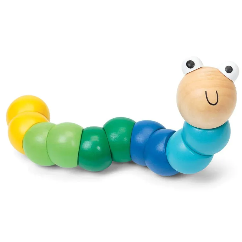 Wooden Wiggly Worm