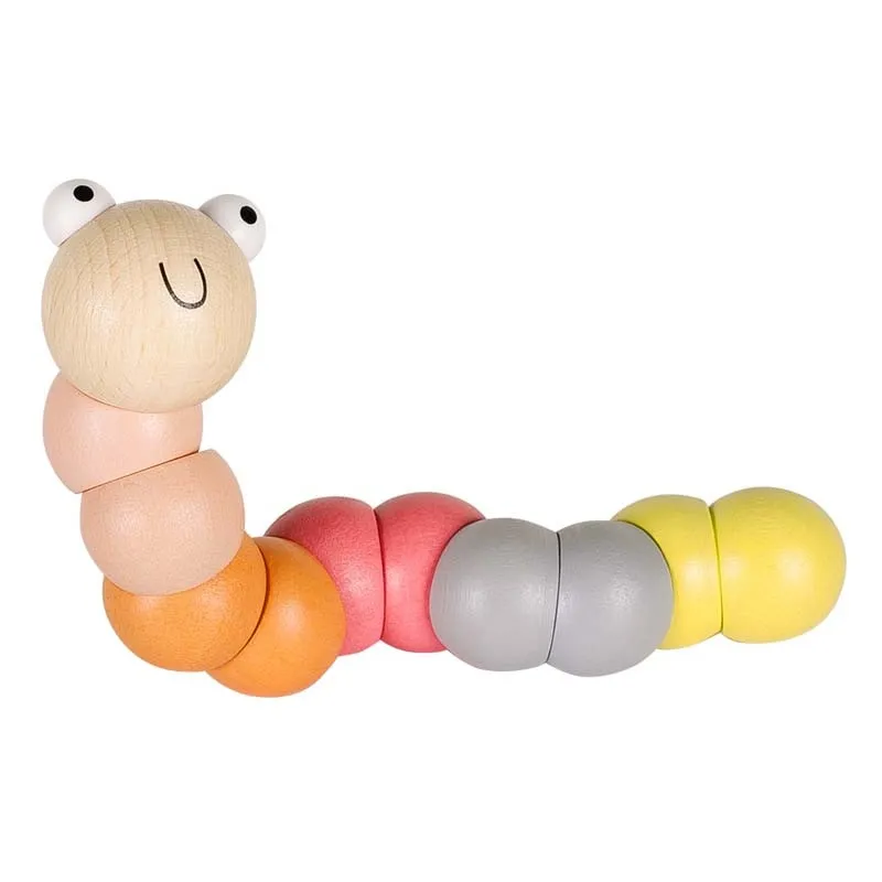 Wooden Wiggly Worm